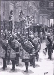 Das Begräbnis von Wellington 1852 n. Chr.